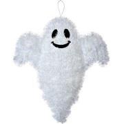 Clayre & Eef Halloween decoratie Spook 37 cm Wit Kunststof Wanddecorat...