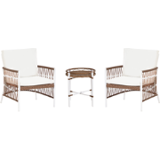 Beliani LEVICO - Bistroset-Wit-Aluminium