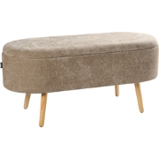 Beliani OKLAHOMA - Bedbank-Bruin-Chenille