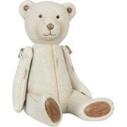 Clayre & Eef Decoratie Beeld Beer 12x12x16 cm Beige Kunststof