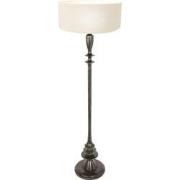 Anne Lighting - vloerlamp - Bois - zwart - hout linnen - Ø 50cm - E27 ...
