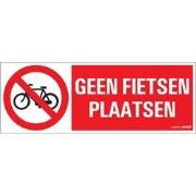 Deco picto geen rijwielen plaatsen