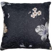 Clayre & Eef Kussenhoes 40x40 cm Grijs Beige Polyester Bloemen Sierkus...