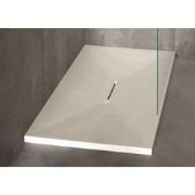 Solid Surface douchebak Hydra Eco 90x120cm egaal wit