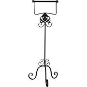 Clayre & Eef WC Rol houder  27x24x70 cm Bruin Ijzer Toiletrolhouder
