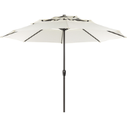 Beliani BIBIONE - Marktscherm-Beige-Polyester