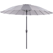 Beliani BAIA - Marktscherm-Grijs-Polyester