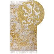 Beliani BOYALI - Oosters-Geel-Viscose