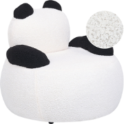 Beliani VIBY - Kinderfauteuil-Wit-Bouclé