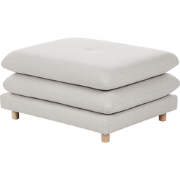 Beliani HEDEN - Ottomaan-Beige-Polyester