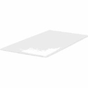Beliani RESTFUL - Topper-Wit-PU-schuim