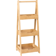 Beliani ALERCE - Badkamer plank-Lichte houtkleur-Bamboehout