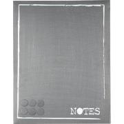 LABEL51 Wanddecoratie Memobord - Antiek grijs - Metaal - 36x3x46 cm