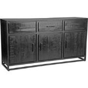 LABEL51 Dressoir Chili - Zwart - Mangohout - 170x45x90 cm