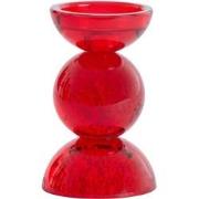 Light & Living - Kandelaar ITINGA - Ø9.5x15.5cm - Rood