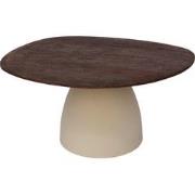 Brix - Salontafel Marron - Beige - Mangohout - 86 cm