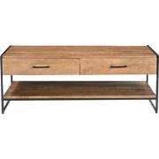 Livingfurn - Salontafel - Elin 120cm - Bruin, Zwart