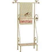 Clayre & Eef Handdoekenrek  55x18x97 cm Beige Bruin Ijzer Rechthoek Vo...
