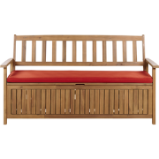 Beliani SOVANA - Tuinbank-Lichte houtkleur-Acaciahout