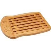 Decopatent® Broodsnijplank met Kruimelvanger - Bamboe Houten Broodplan...