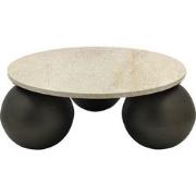 PTMD Skippy Coffee Table Beige Marble