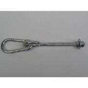 3 stuks - Schommelhaak m12x250 mm elektrolitisch verzinkt lengte tot o...