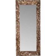PTMD Chelsae Bronze Poly Rectangle Shell Mirror