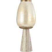 PTMD Berdand Beige Floor Stormlight Luster Glass Cone S