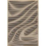 PTMD Aleishia Cream Rect Mdf Wallpanel Wavy Design