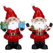 Santa 2 ass poly kerstdeco