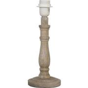 Clayre & Eef Lampenvoet   Ø 12x31 cm  Bruin Hout Rond Lampvoet