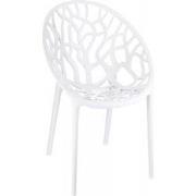 Moderne stoel GEO 59x60x80 cm Wit