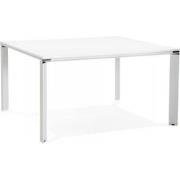 XLINE vergadertafel 160x160x745 cm Wit