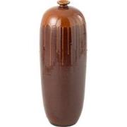 J-line - Vaas Lee Terra Blinkend Bruin/oranje Medium - 24x24x75cm
