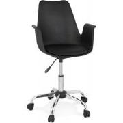 Bureaustoel met armleuningen TRIP 58x58x82 cm Zwart