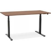 TRONIK elektrisch zit-sta bureau 140x70x127 cm Bruin