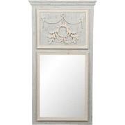 Clayre & Eef Spiegel  65x120 cm Grijs Hout Rechthoek Grote Spiegel