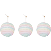 Xmas Hangers- Xmas Balls- Foam- Unicorn Colours -S3- 10cm