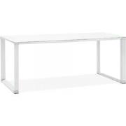 Groot recht directiebureau XLINE 200x100x73 cm Wit