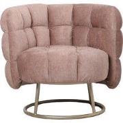 PTMD Fluffy Fauteuil Vogue 3 Antelope Gold Base