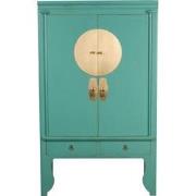 Fine Asianliving Chinese Bruidskast Blue Lagoon - Orientique