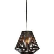 Hanglamp Merapi - Bamboe Zwart - 30x30x30cm