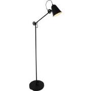 Anne Lighting - vloerlamp - Dolphin - zwart - metaal - Ø 28cm - E27 - ...