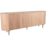 LABEL51 Dressoir Oliva - Naturel - Eiken - Dressoir 220 cm