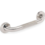 Badgreep 30cm chroom met anti slip handvat