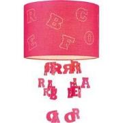 Home sweet home lampenkap Letters kinderkamer Ø 30 cm - fuchsia
