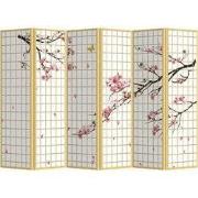 Fine Asianliving Kamerscherm B240xH180cm 6 Panelen Sakura
