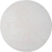 Vloerkleed Ella Cream Rond ø160 cm