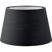 Minimalistische stijl - Stoffen Lampenkap - Conisch - Black - 20 x 15 ...