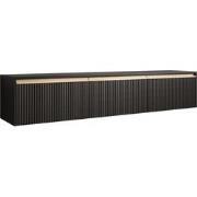 Meubella TV-Meubel Remy - Zwart - 182 cm